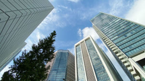 東京のビルの風景